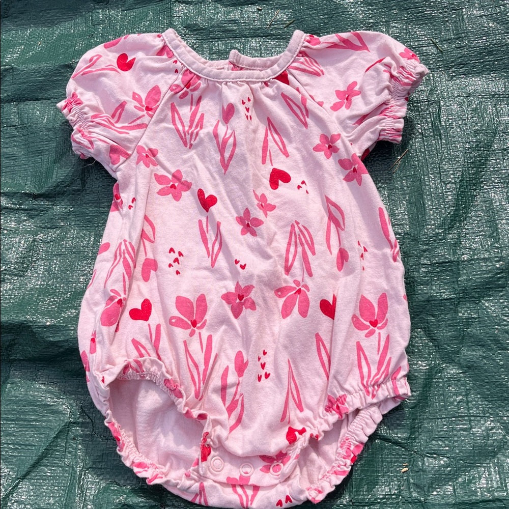 Carter's Pink Heart Baby Outfit